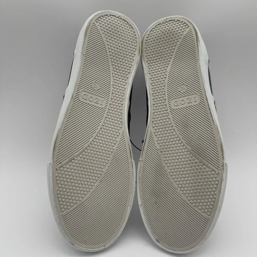 Izod Gray Canvas Lace Up Casual‎ Sneakers Men's Size 10
